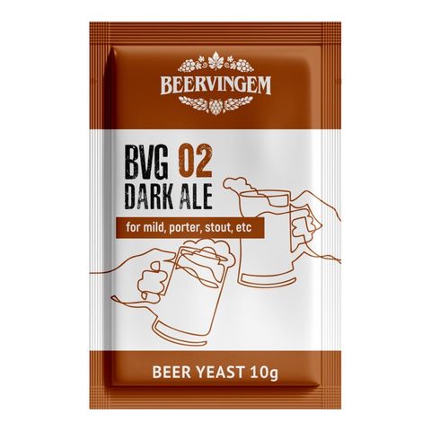1. Пивные дрожжи Dark Ale BVG-02 (Beervingem), 10 г